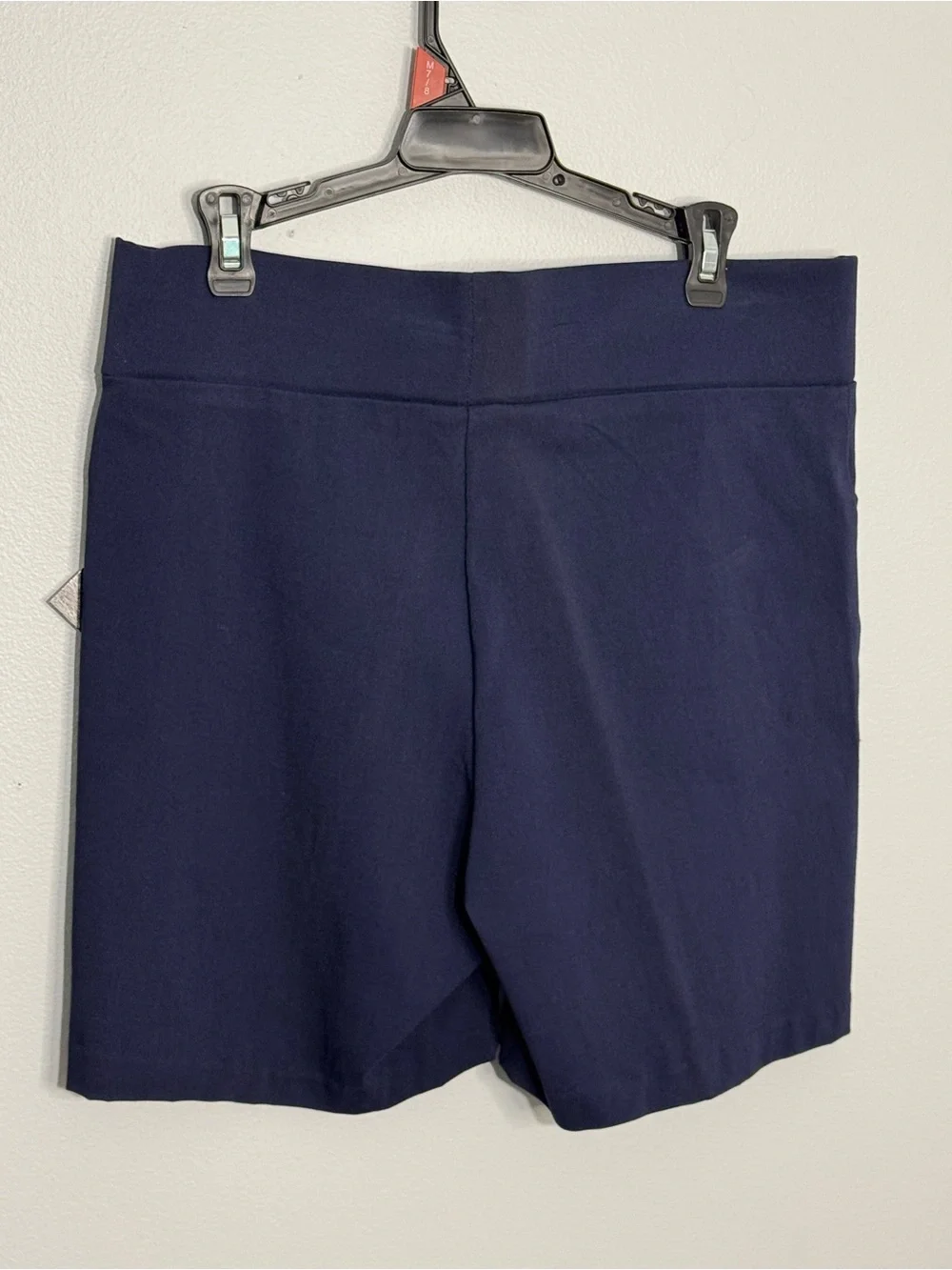 JW Navy High-Rise Women's Bike Shorts with Pocket Detail